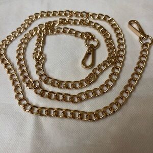 Replacement Gold Chain Strap W Clips heavy duty
